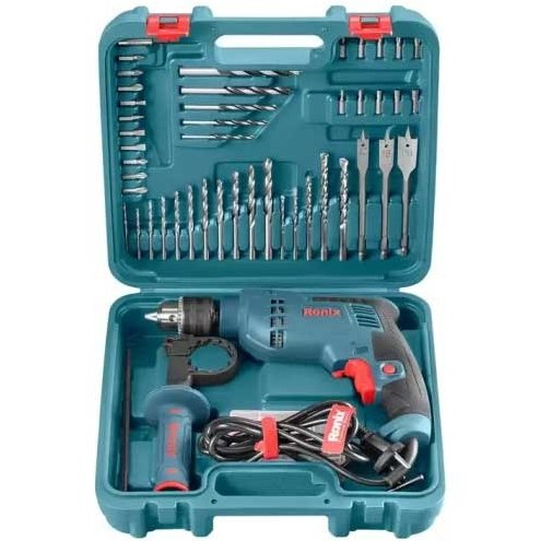 کیت ابزار رونیکس به همراه ابزار های همراه 52 پارچه کیت دریل رونیکس RS-0006 به همراه ابزار و متعلقات