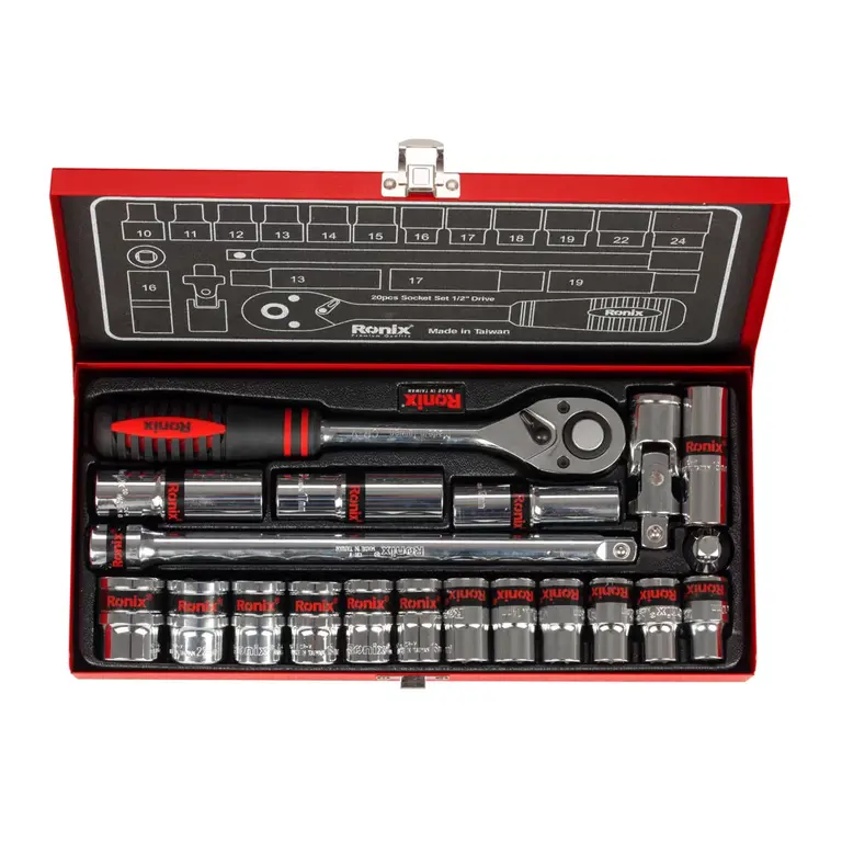 RH-2620 مجموعه بکس 20 عددی 1/2 اینچ رونیکس ساخت تایوان